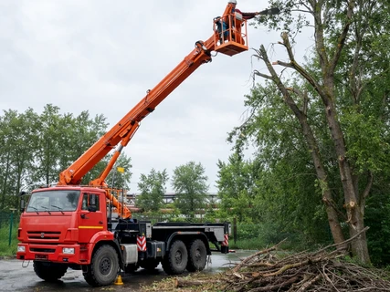 Автовышка Клинцы АГП-36-5К на шасси КАМАЗ 43118-50